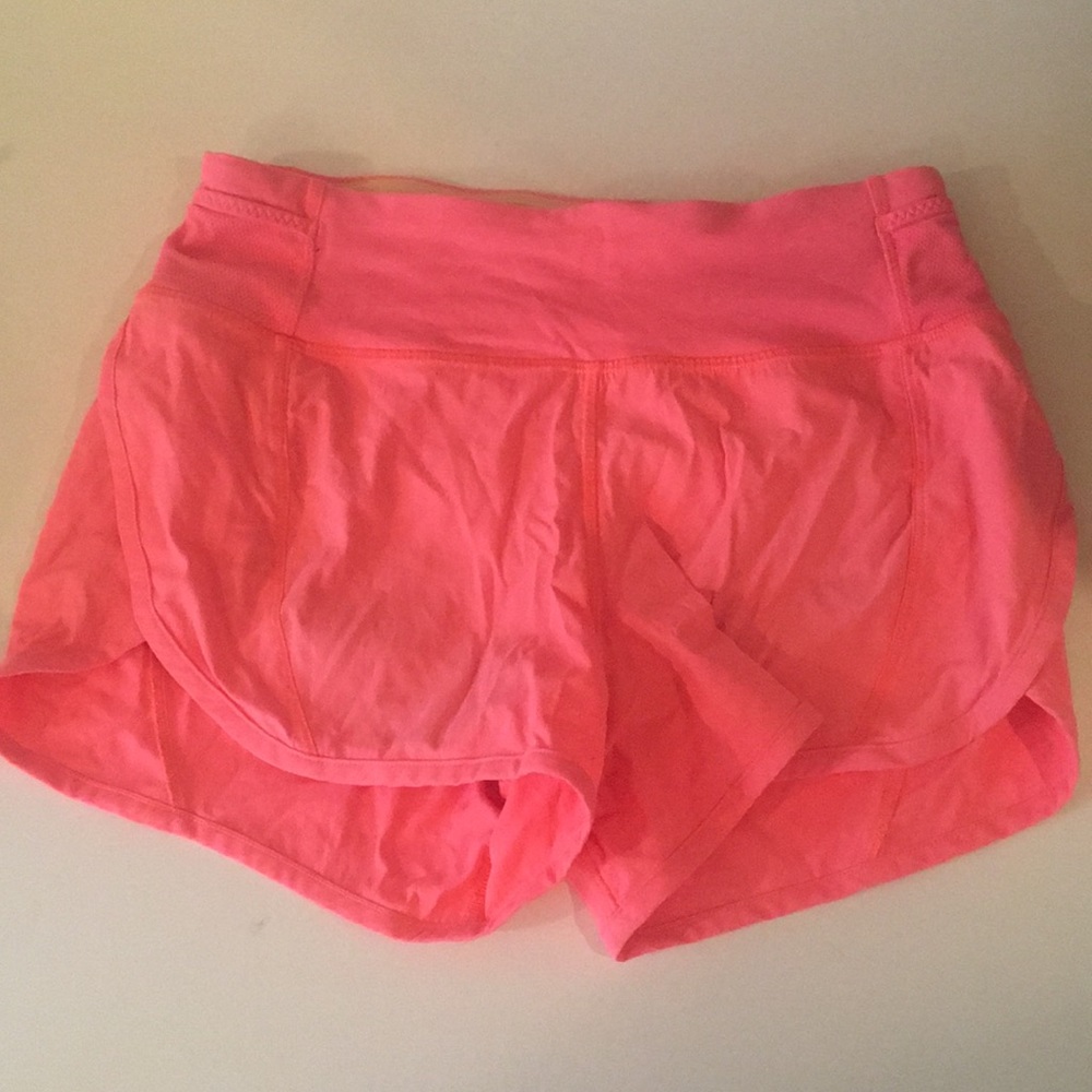 neon lululemon shorts!